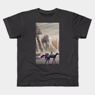 Alien city Kids T-Shirt